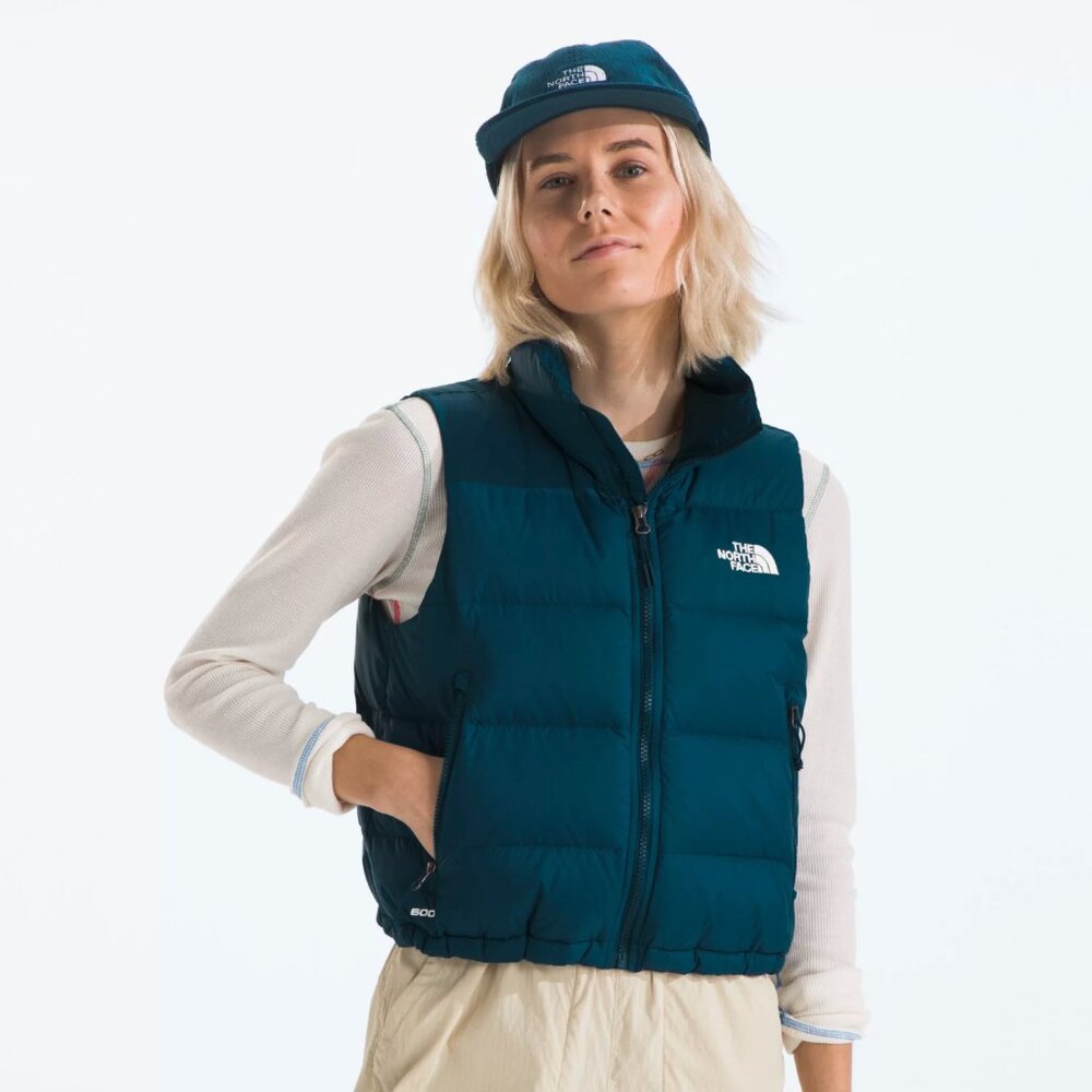The North Face Hydrenalite Down Vest Womens Medium Midnight Petrol 600 Fill